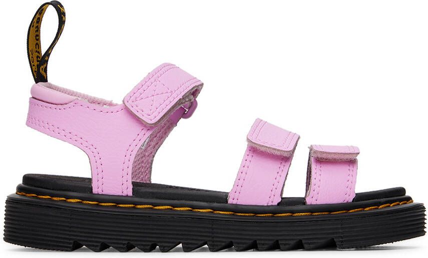 Dr. Martens Kids Pink Klaire Big Kids Sandals - Picture 5