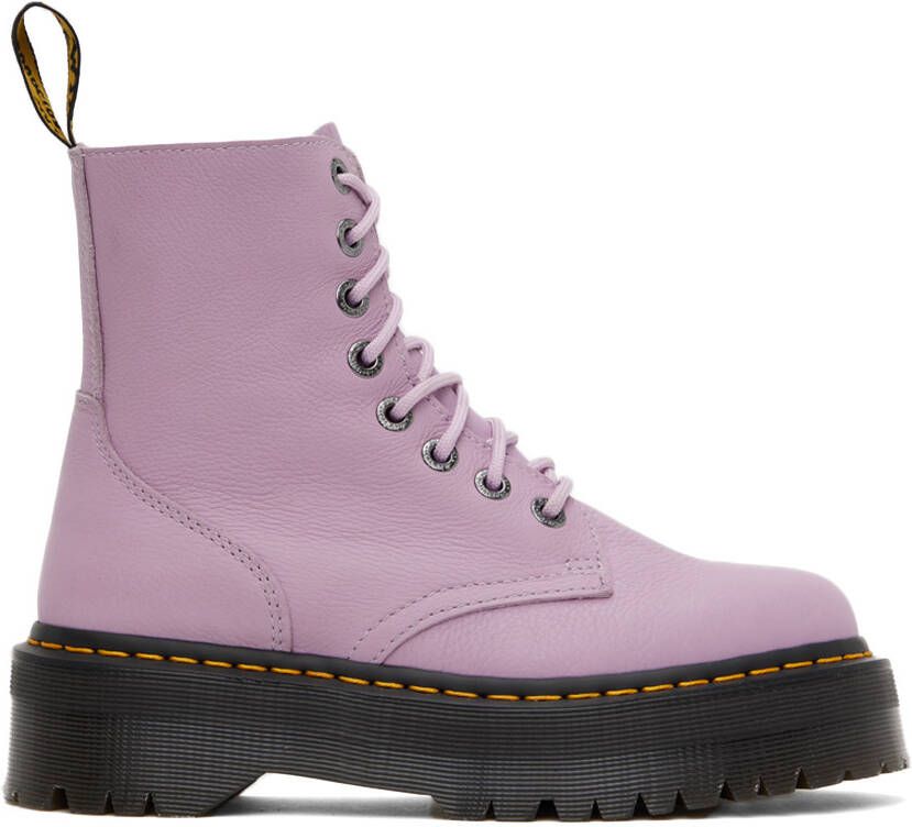 Dr. Martens Purple Jadon III Boots - Picture 5