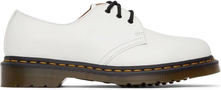 Dr. Martens White 1461 Smooth Derbys - Picture 4