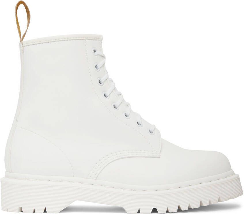 Dr. Martens White 1460 Bex Mono Boots - Picture 2