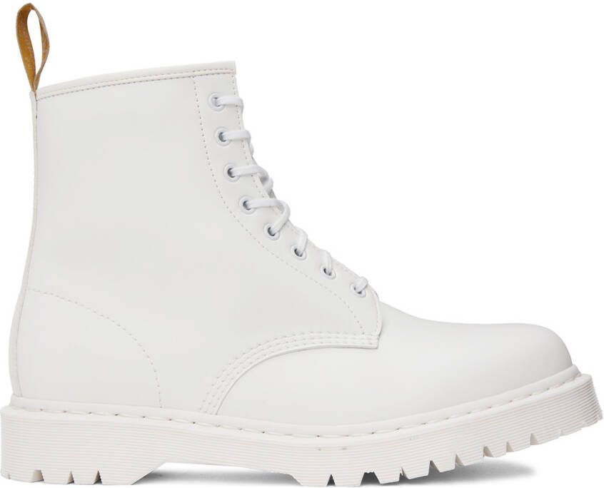 Dr. Martens White 1460 Bex Mono Boots - Picture 6