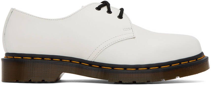 Dr. Martens White 1461 Smooth Derbys - Picture 7