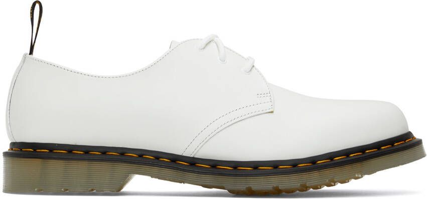 Dr. Martens White 1461 Iced Smooth Leather Oxfords - Picture 4
