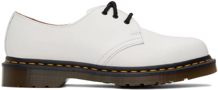 Dr. Martens White 1461 Smooth Derbys - Picture 3