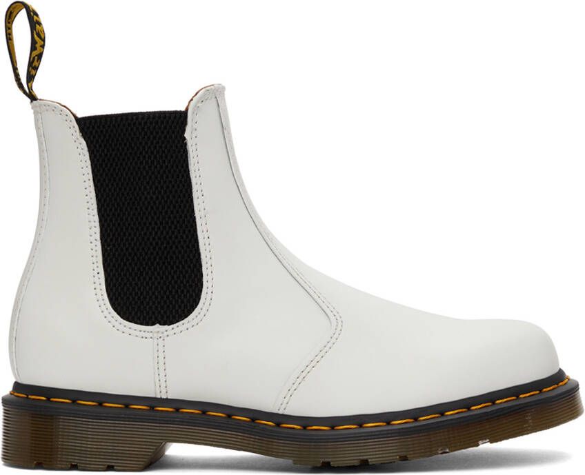 Dr. Martens White 2967 Chelsea Boots - Picture 5