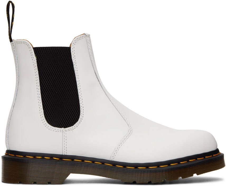 Dr. Martens White 2976 Chelsea Boots - Picture 5