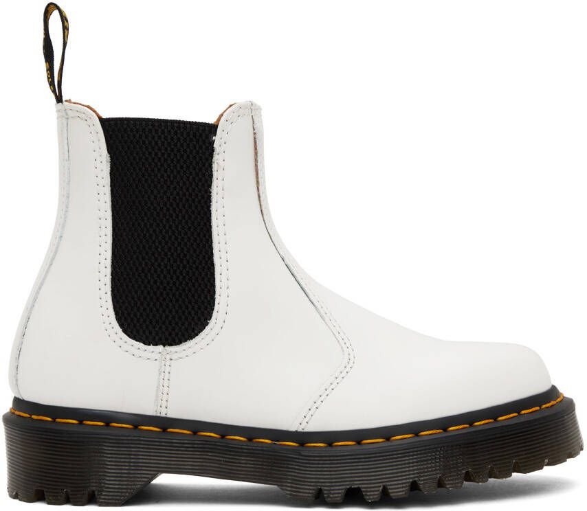 Dr. Martens White 2976 Bex Boots - Picture 5
