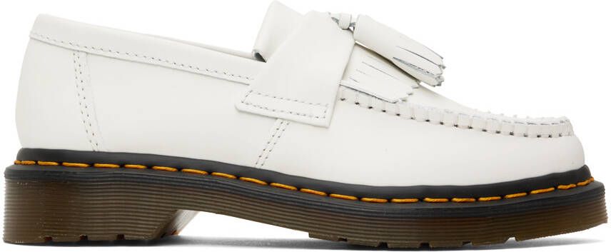 Dr. Martens White Adrian Loafers - Picture 3