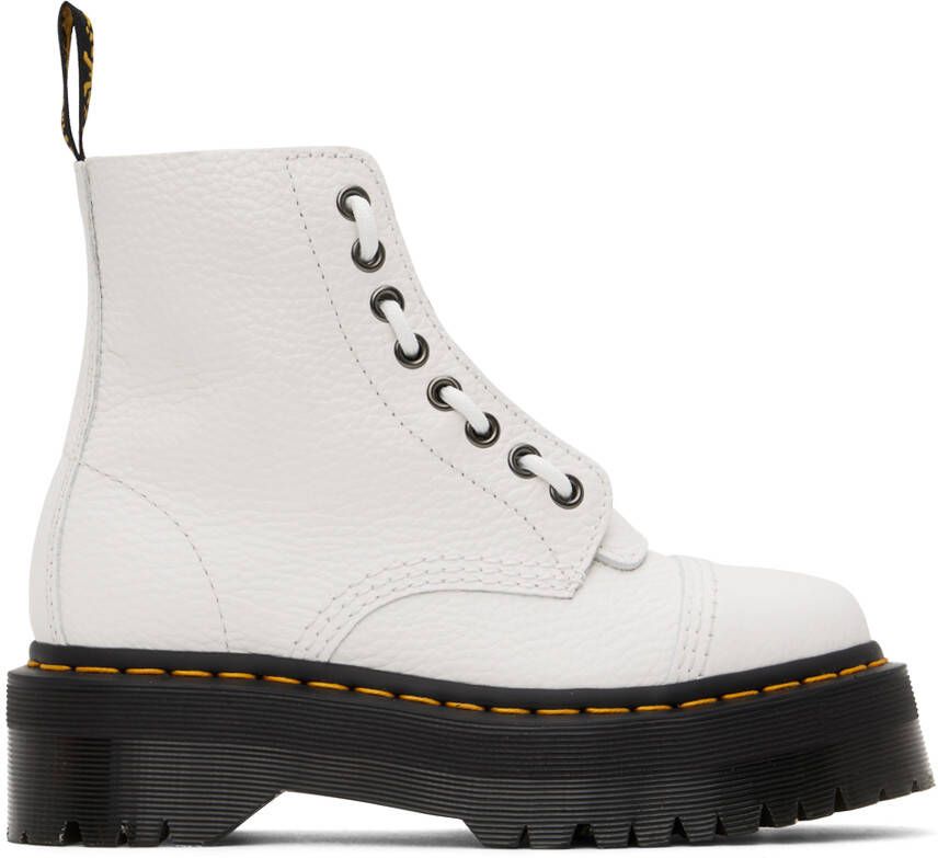 Dr. Martens White Sinclair Ankle Boots - Picture 5