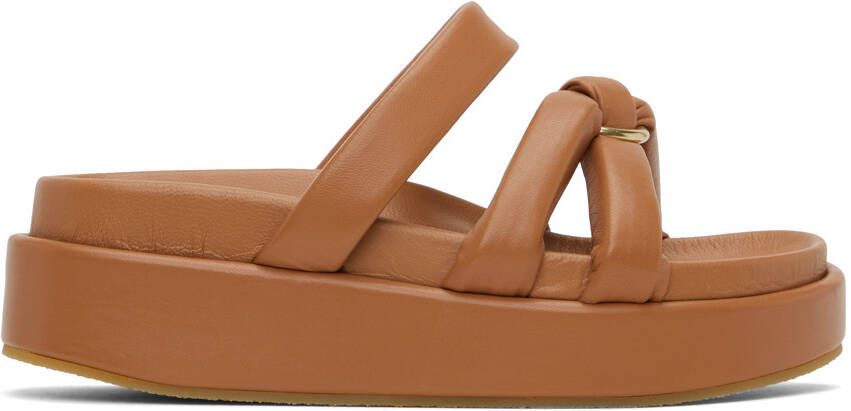 Dries Van Noten Beige O-Ring Sandals