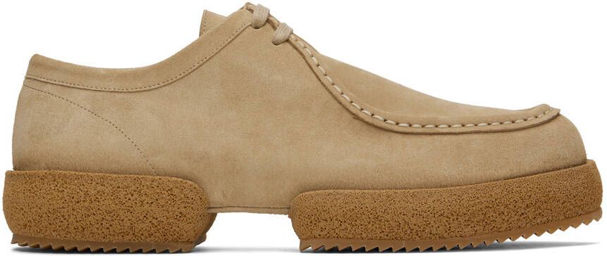 Dries Van Noten Beige Platform Derbys - Picture 5