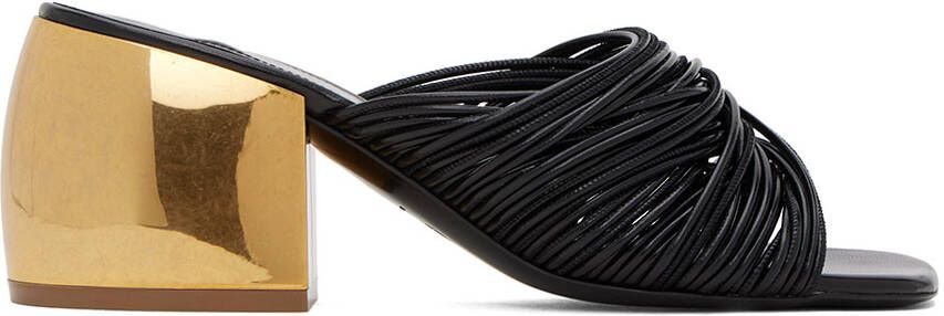 Dries Van Noten Black Hardware Heeled Sandals - Picture 5