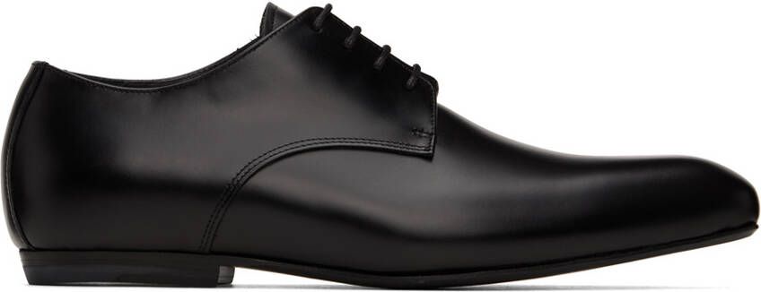 Dries Van Noten Black Lace-Up Derbys