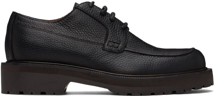 Dries Van Noten Black Leather Derbys - Picture 5