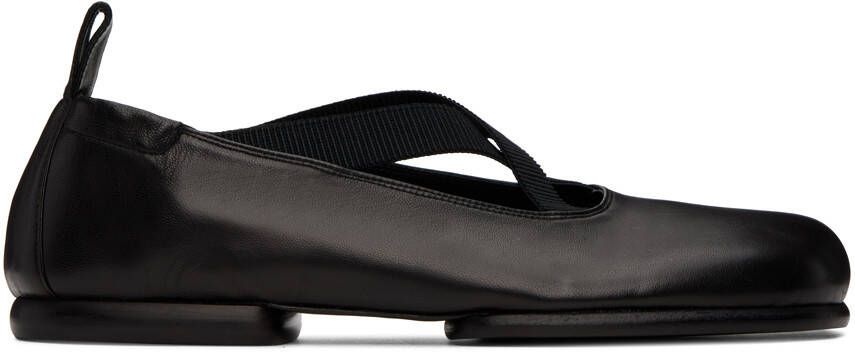 Dries Van Noten Black Leather Slippers - Picture 5