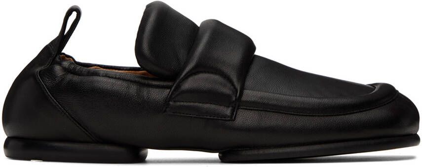Dries Van Noten Black Padded Boat Shoes - Picture 5
