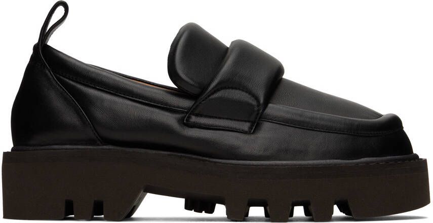 Dries Van Noten Black Padded Loafers - Picture 5