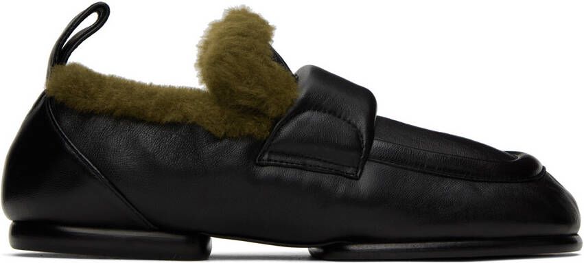 Dries Van Noten Black Padded Loafers - Picture 5