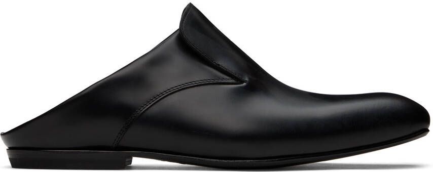 Dries Van Noten Black Paneled Mules