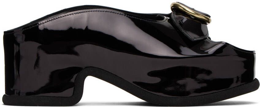 Dries Van Noten Black Platform Clogs - Picture 5