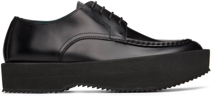 Dries Van Noten Black Platform Derbys
