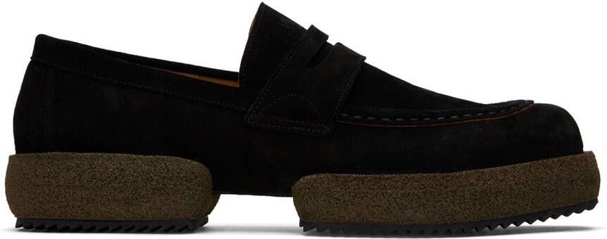 Dries Van Noten Black Platform Loafers - Picture 5