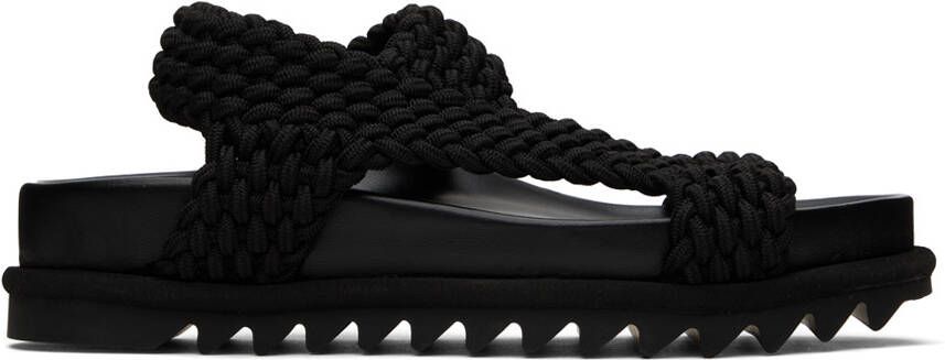 Dries Van Noten Black Slip-On Sandals - Picture 5