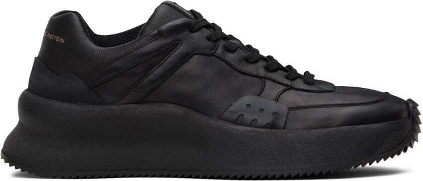 Dries Van Noten Black Square Toe Sneakers