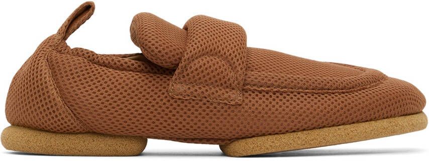Dries Van Noten Brown Mesh Padded Loafers - Picture 5