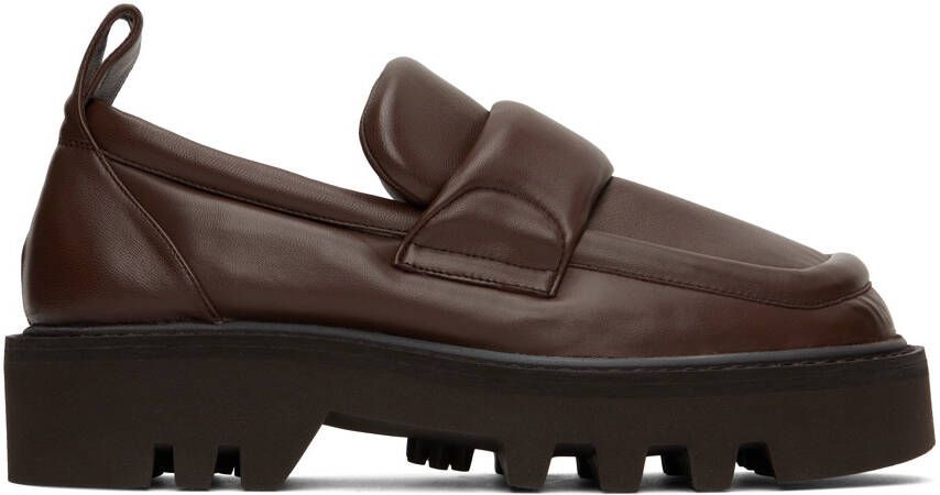 Dries Van Noten Brown Padded Loafers - Picture 5