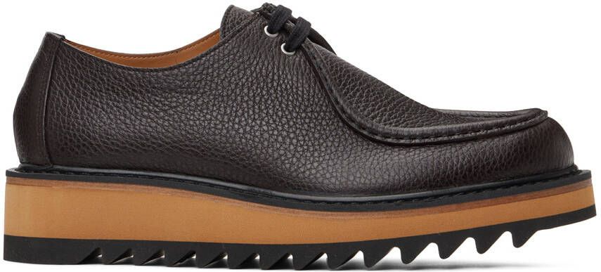 Dries Van Noten Brown Platform Derbys