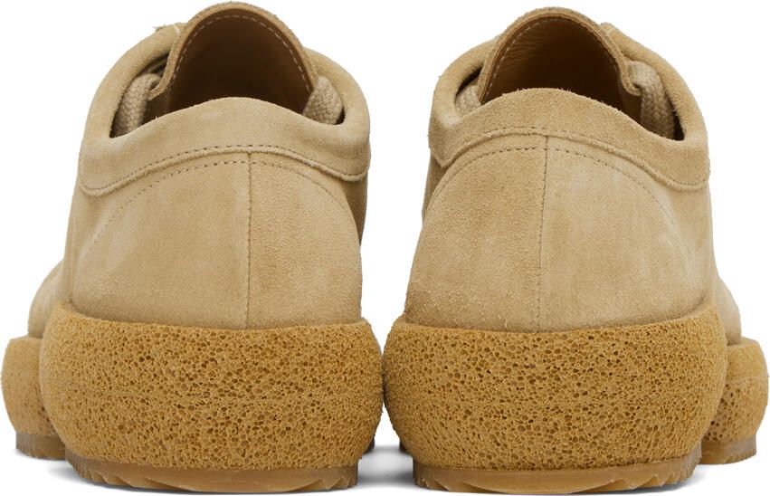 Dries Van Noten Beige Lace-Up Loafers