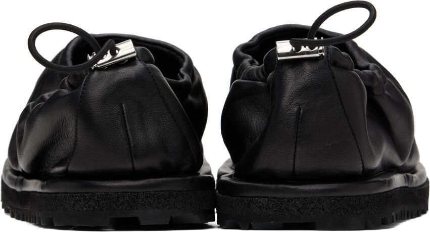 Dries Van Noten Black Adjustable Loafers