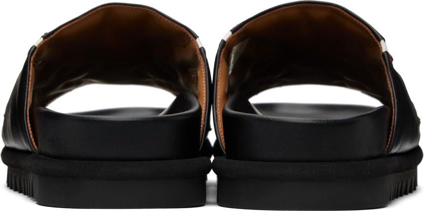 Dries Van Noten Black & White Shark Cowboy Sandals