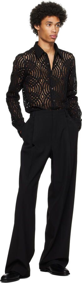 Dries Van Noten Black Buckle Monkstraps - Picture 4