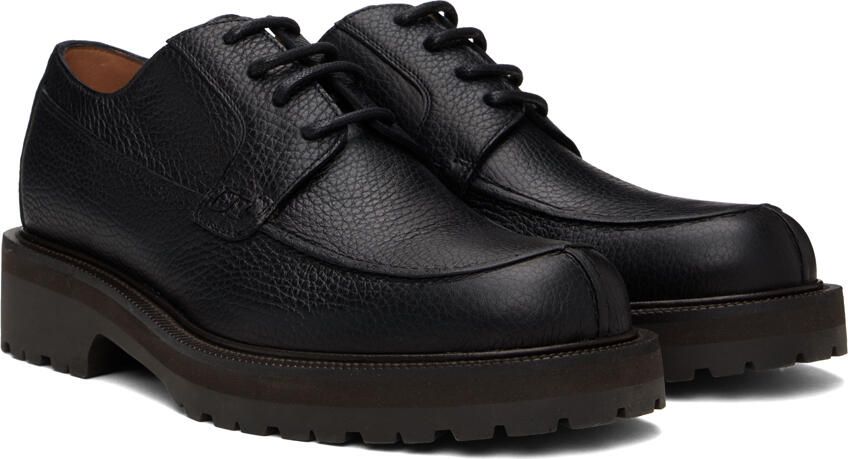 Dries Van Noten Black Leather Derbys - Picture 2