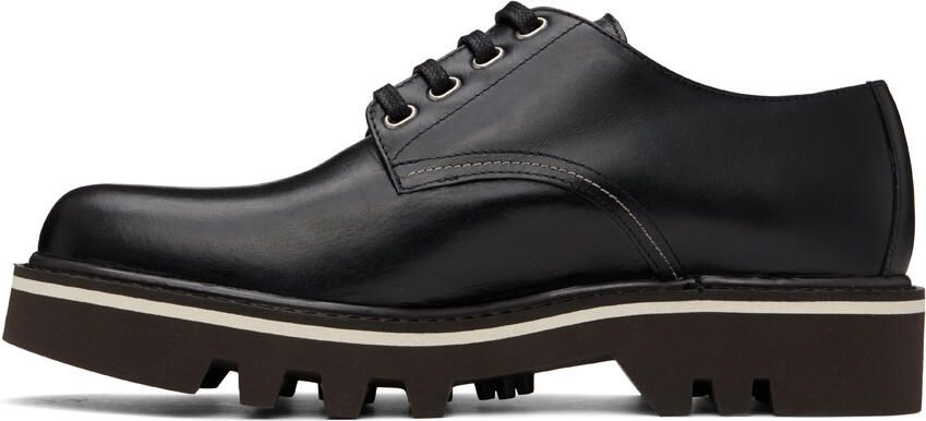 Dries Van Noten Black Leather Derbys - Picture 3