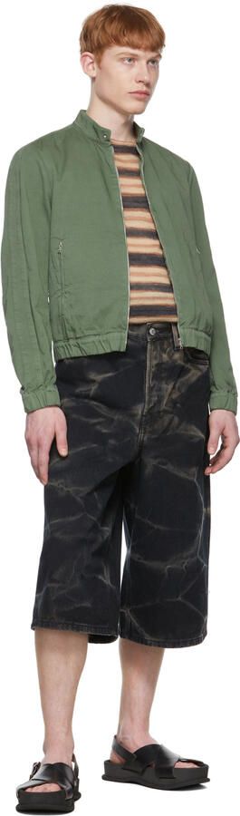 Dries Van Noten Black Leather Sandals - Picture 4