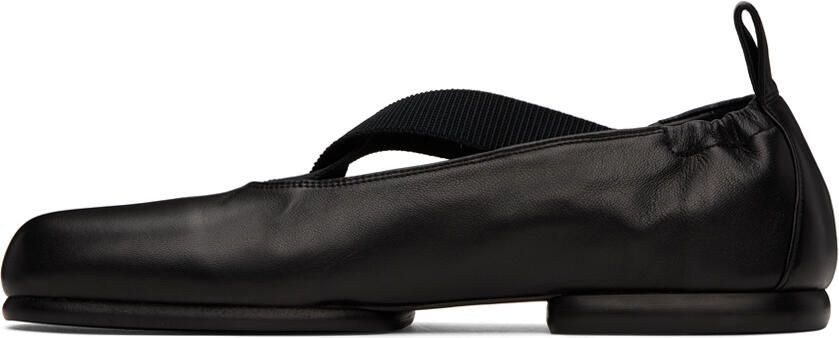 Dries Van Noten Black Leather Slippers - Picture 3
