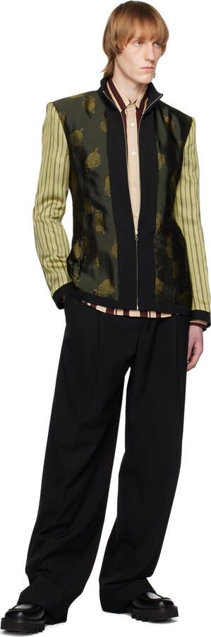 Dries Van Noten Black Lug Boat Shoes - Picture 4