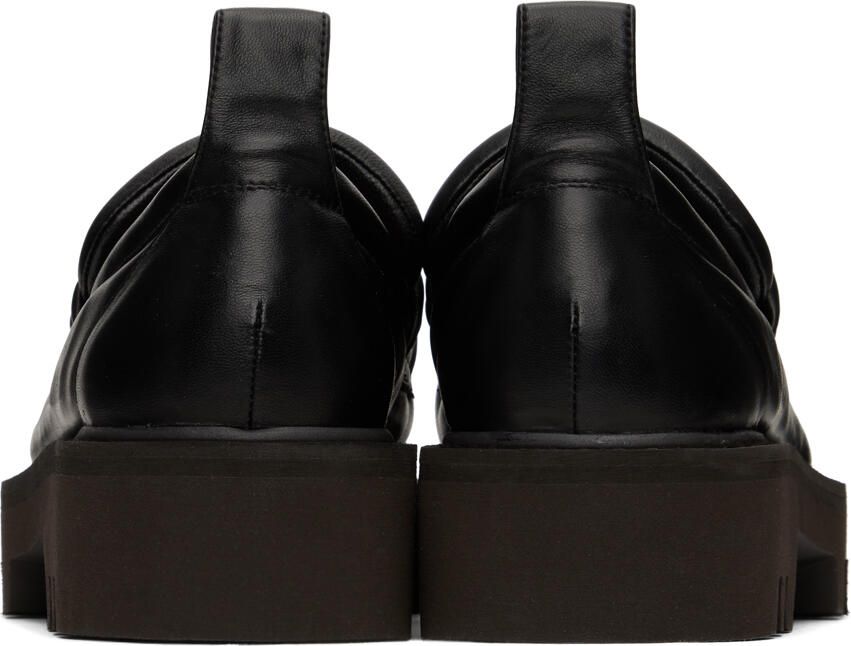 Dries Van Noten Black Padded Loafers