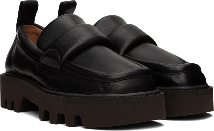 Dries Van Noten Black Padded Loafers - Picture 2