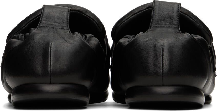 Dries Van Noten Black Padded Loafers