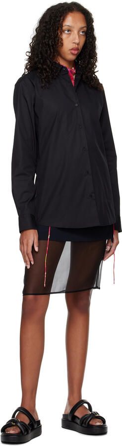 Dries Van Noten Black Padded Sandals - Picture 4