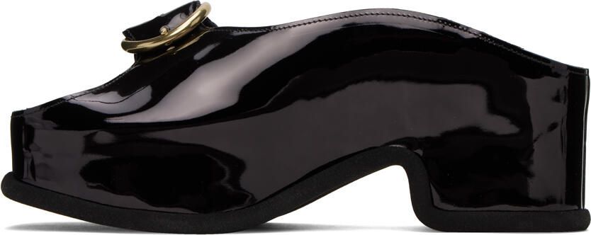 Dries Van Noten Black Platform Clogs - Picture 3