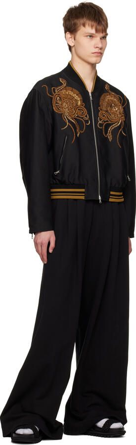 Dries Van Noten Black Slip-On Sandals - Picture 4