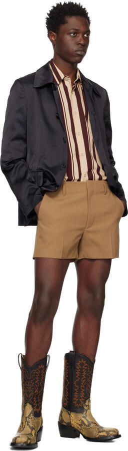 Dries Van Noten Black Snake Cowboy Boots - Picture 4