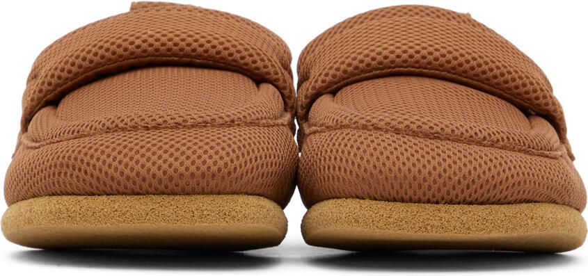 Dries Van Noten Brown Mesh Padded Loafers - Picture 3