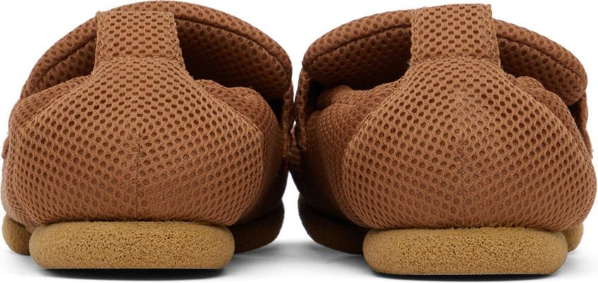 Dries Van Noten Brown Mesh Padded Loafers - Picture 2