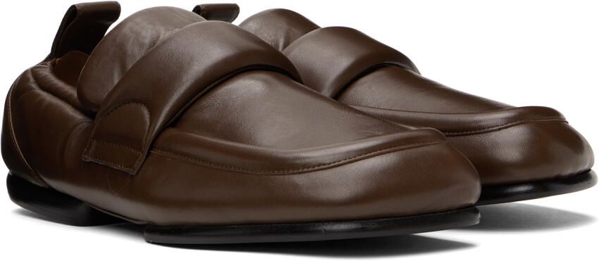 Dries Van Noten Brown Padded Loafers - Picture 2